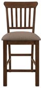 Homelegance® Schleiger Brown/Dark Brown Counter Chair-2