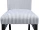 Crown Mark Tracy Black/Light Gray Upholstered Dining Side Chair-3