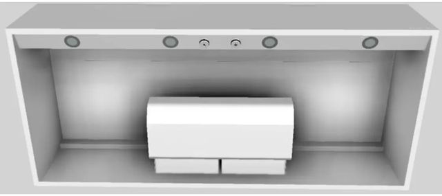 Vent-A-Hood® 54" White Wall Mounted Range Hood-3