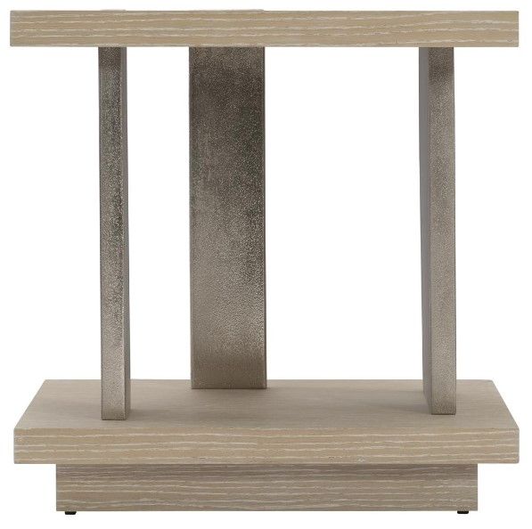 Bernhardt Solaria Dune Side Table with Aluminum Leg -3