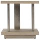 Bernhardt Solaria Dune Side Table with Aluminum Leg -3