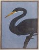 Bassett Mirror Bayou Heron II Black/Blue Framed Print-0