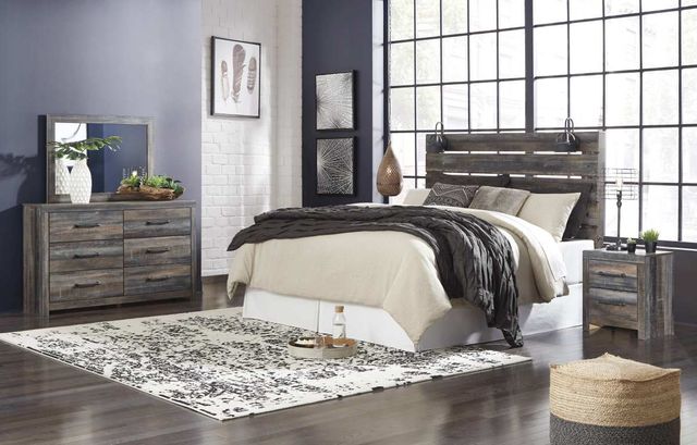 Signature Design by Ashley® Drystan 2-Piece Multi King Panel Bed Set-4