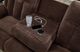 Signature Design by Ashley® Observation Chocolate Power Reclining Sofa with Drop Down Table-5