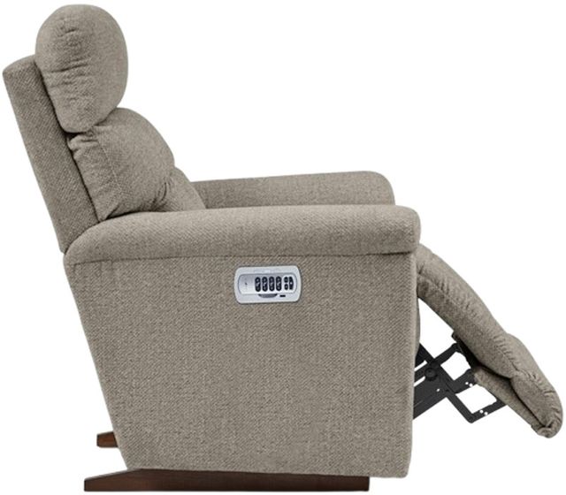 La-Z-Boy® Fulton Smoke Power Rocking Recliner with Headrest and Lumbar-3