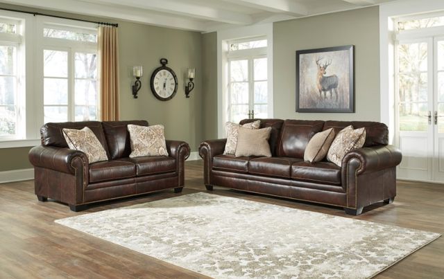 Signature Design by Ashley® Roleson 2-Piece Walnut Living Room Seating Set-3