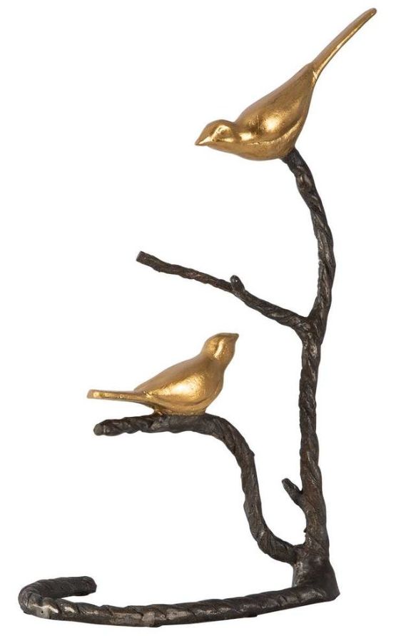 Uttermost® Metallic Gold Birds on a Limb Sculpture-2