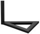 Bassett Mirror Milton Black Floor Lamp-2