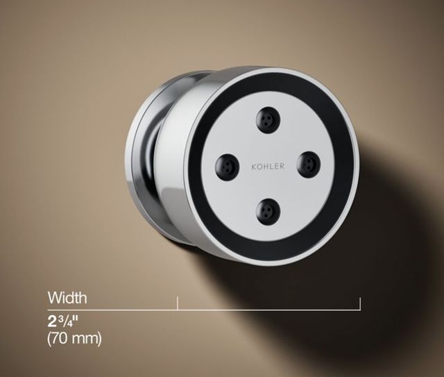 KOHLER® Statement® Polished Chrome 2.5 GPM Round Single-Function Body Spray-3