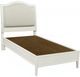 aspenhome® Charlotte White Twin Upholstered Bed-1