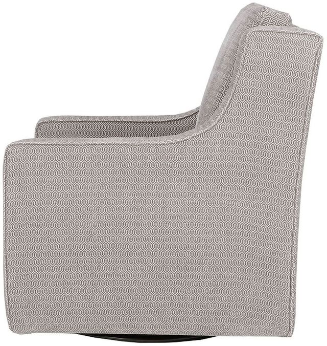 Olliix by Madison Park Grey Harris Chenille Swivel Chair-3