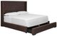 Signature Design by Ashley® Lavernty Coffee Queen Upholstered Panel Storage Bed-1