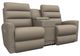 La-Z-Boy® Liam Fawn Power Wall Reclining Loveseat with Console, Headrest, and Lumbar-0