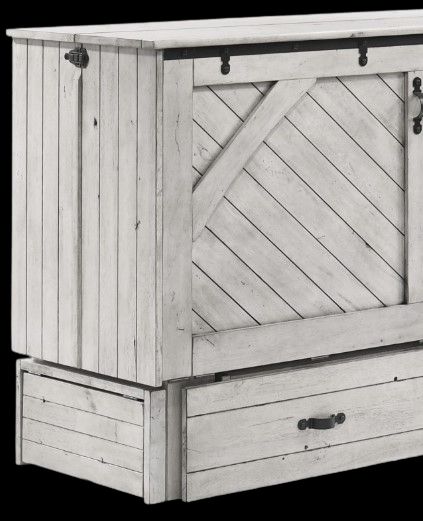 Night & Day Furniture™ Ranchero Vintage White Murphy Cabinet-1