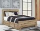 Signature Design by Ashley® Hyanna Tan Brown Full Storage Panel Bed-3