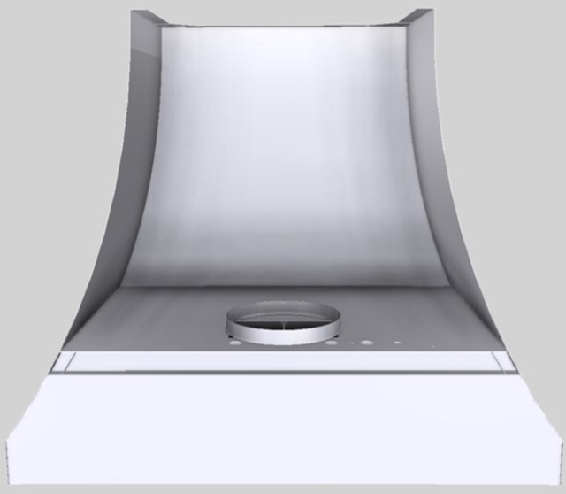Vent-A-Hood® Designer Series 36" White Wall Mounted Range Hood-3
