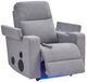 Signature Design by Ashley® Pineland Pewter Power Glider Recliner with Audio System-3