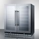 Summit® 5.8 Cu. Ft. Stainless Steel Wine Cooler-1