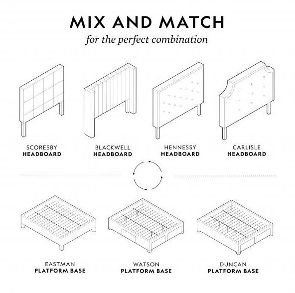 Malouf® Hennessey Charcoal King Upholstered Headboard-4
