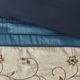 Olliix by Madison Park Serene 7 Piece Navy California King Embroidered Comforter Set-5