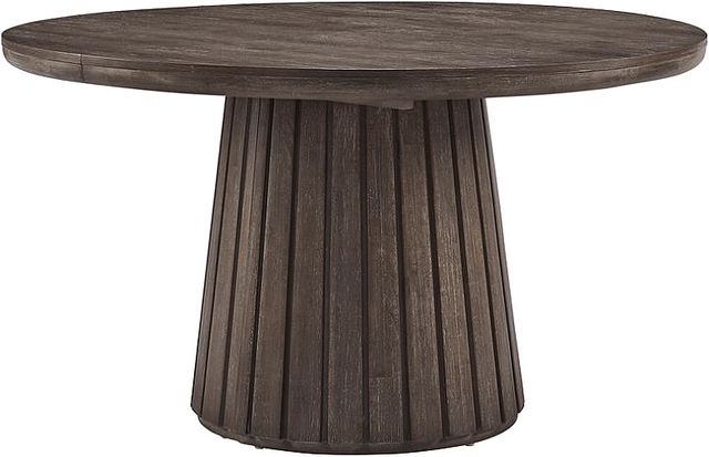 Magnussen Home® Kavanaugh Weathered Kona Brown Round Dining Table-0