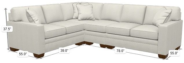 La-Z-Boy® Meyer Parchment Sectional with Custom Layout Options-2