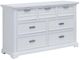 American Woodcrafters Heritage Coast Coastal White 7-Drawer Dresser-0