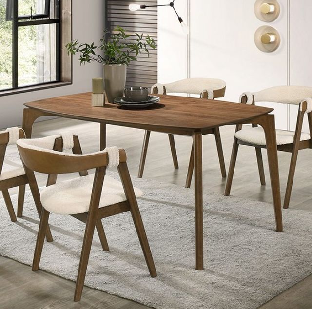 Furniture of America® Ebikon Walnut Dining Table-2