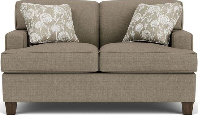 Flexsteel® Dempsey Silver Graphite Loveseat-1