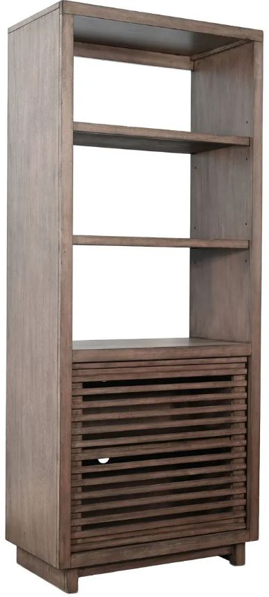 Sunny Designs™ Doe Valley Buckskin Slat Media Left Pier Cabinet-0