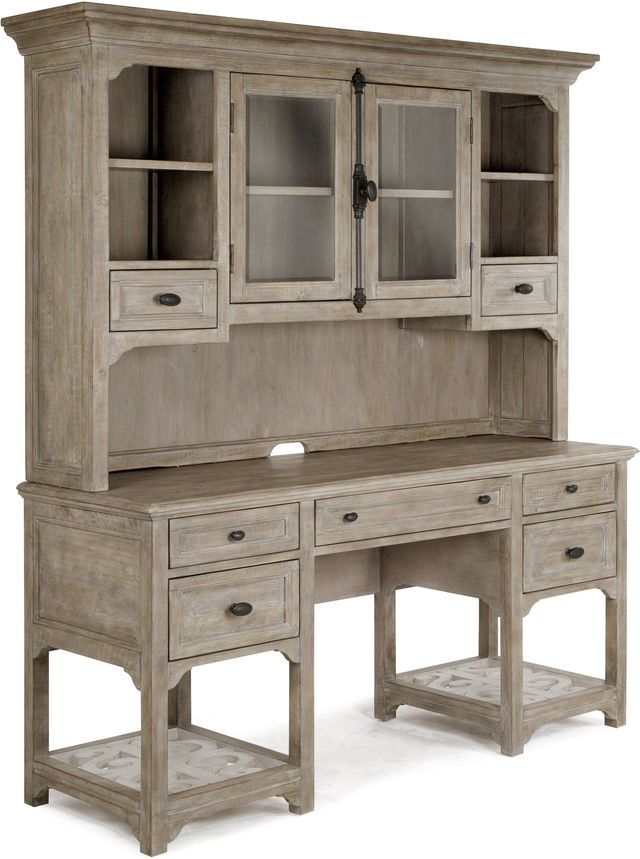 Magnussen Home® Tinley Park Dovetail Grey Desk Top-2