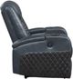 ACME Furniture Alair Black/Blue Power Recliner-4