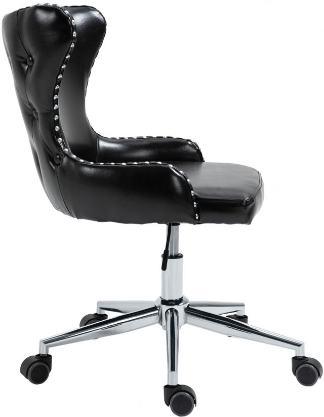 Meridian Furniture Hendrix Black Faux Leather Office Chair-3