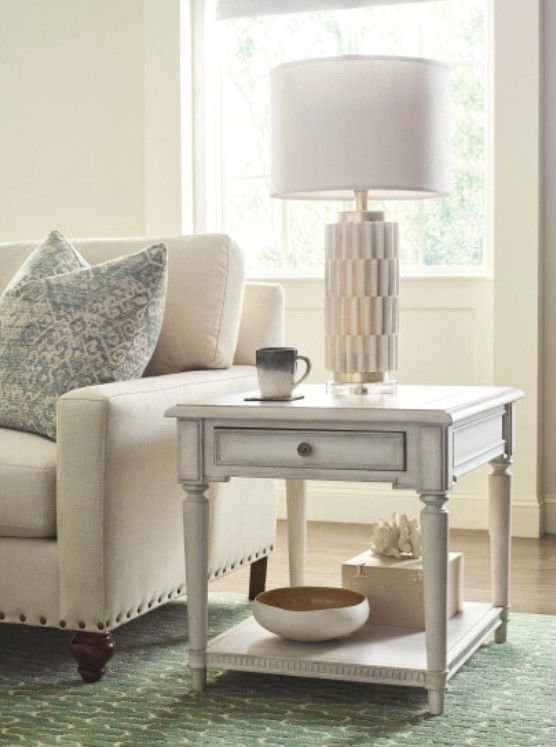 Hammary® Terrace Meringue End Table-1