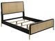 Coaster® Arini 4-Piece Black/Natural Eastern King Bedroom Set -3
