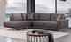 Mazin Furniture Bayport 2-Piece Grey Left-Arm Facing Loveseat Sectional and Chaise-1