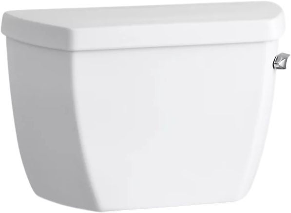 KOHLER® Highline® Classic White Right-Hand Trip Toilet Tank, 1.6 Gpf-0