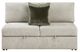 Homelegance® Isla 3-Piece Sage Sand Reversible Chaise Sectional with Ottoman Set-2