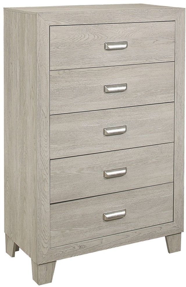 Mazin Furniture Quinby Light Brown Chest-0