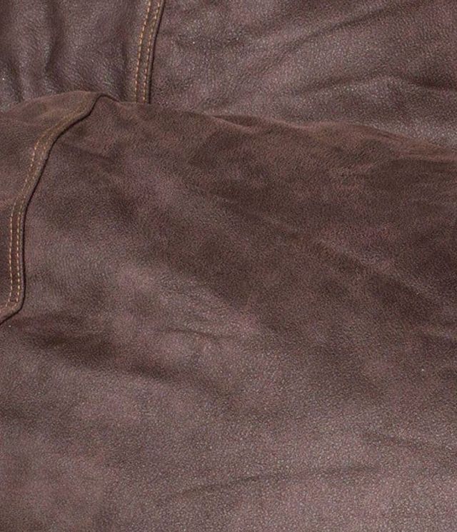 CordaRoy's® Coffee Faux Leather Queen Bean Bag Cover -1