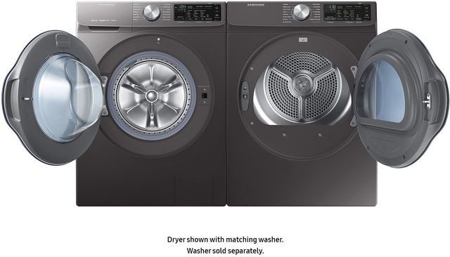 Samsung 4.0 Cu. Ft. Inox Grey Front Load Electric Dryer-1