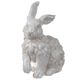 A & B Home White Hector Gentle Rabbit Statuette-0