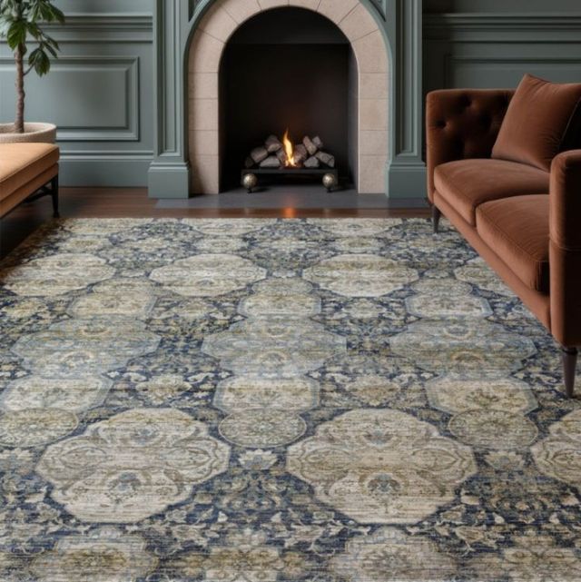 Dalyn™ Rug Company Aristo AR8 Navy 5'x8' Area Rug-1
