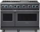Viking® 7 Series 48" Cast Black Pro Style Natural Gas Range with 12" Reversible Griddle-3