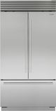 Sub-Zero® Classic Series 42" 24.7 Cu. Ft. Stainless Steel Built-In French Door Refrigerator/Freezer with Internal Dispenser-0