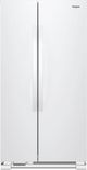 Whirlpool® 36" 25.1 Cu. Ft. Side-By-Side Refrigerator-White-0
