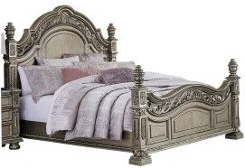 Mazin Furniture Catalonia Gold Queen Bed-2