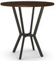 Amisco Customizable Norcross 42" Walnut Veneer Round Bar Table-0