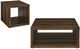 Coaster® Frisco 2-Piece Dark Pine Occasional Table Set-0