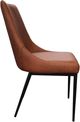 Corcoran Importation Zen 2-Piece Brown Leather Chairs Set-2